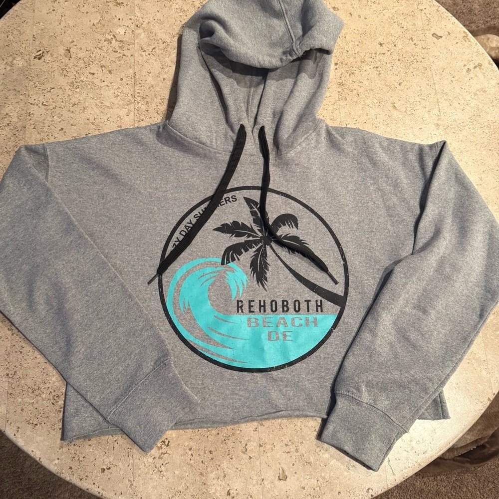 Gray Rehoboth Beach Hoodie